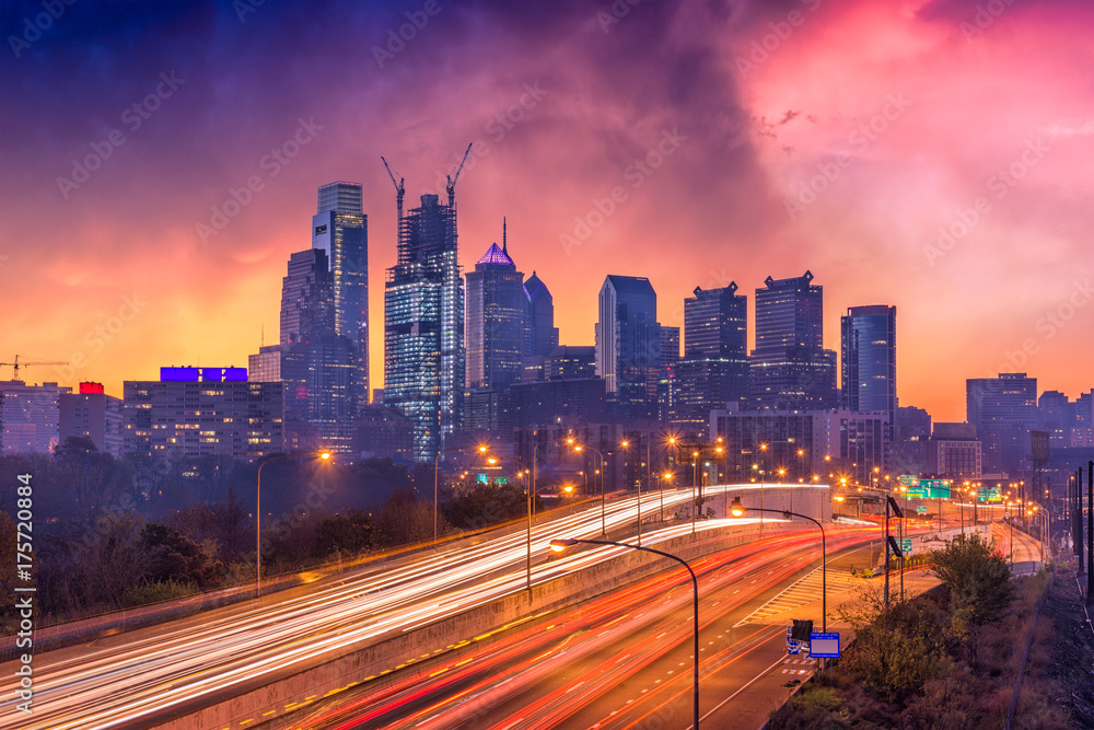 Philadelphia, Pennsylvania Skyline