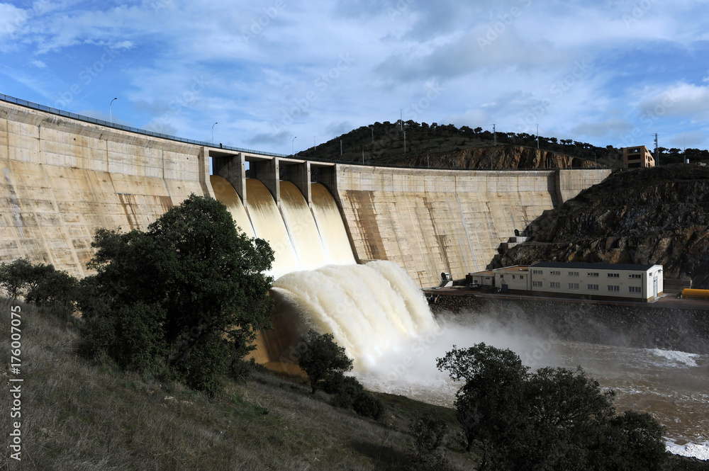 Desembalse del Pantano del Montoro, Puertollano, España