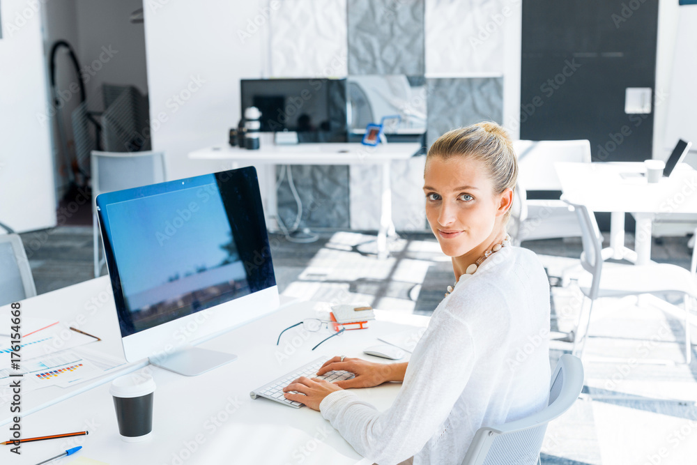 Elegant office worker