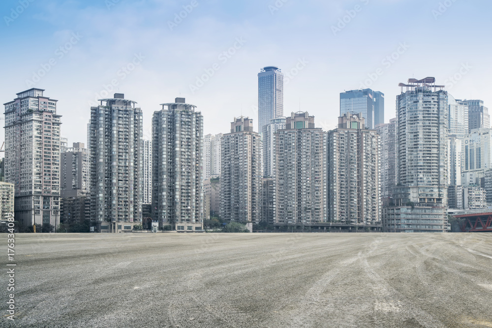 城市建筑、景观和道路