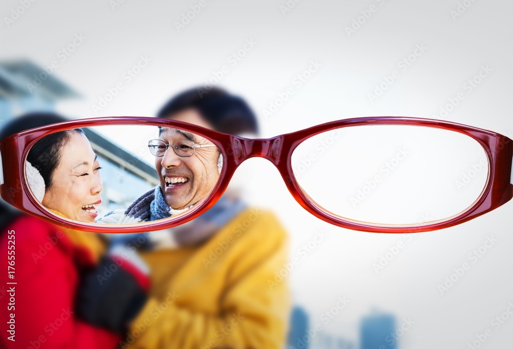 Composite image of glasses