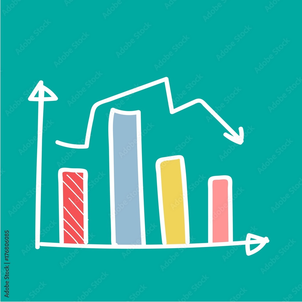 Doodle of business analysis graph