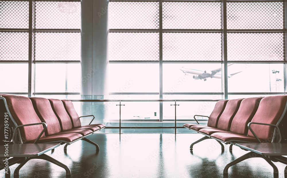 The seats in the lounge, the conceptual background