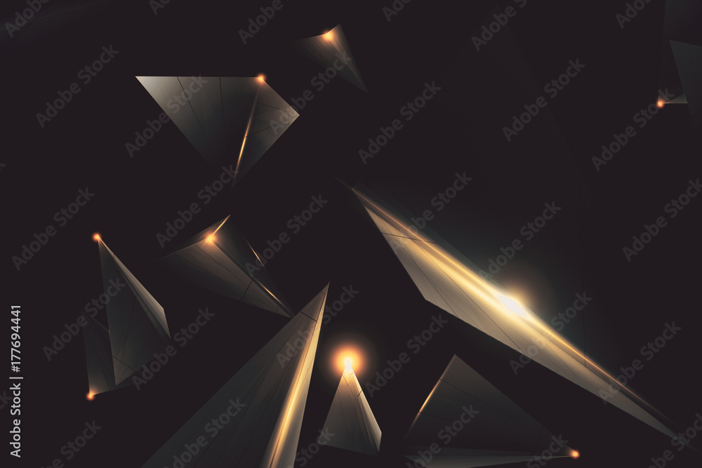 Creative polygonal background