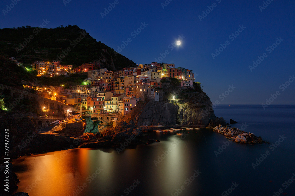 Manarola is a small town,In the province of La Spezia, Liguria, northern Italy.