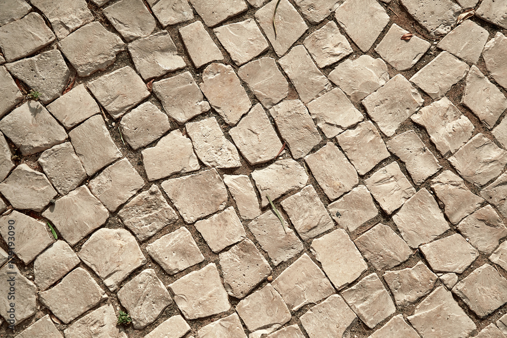 Fragment of rocky street