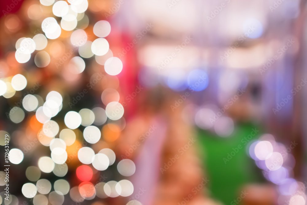 christmas defocus bokeh