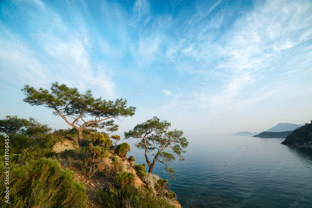 土耳其令人惊叹的地中海海景