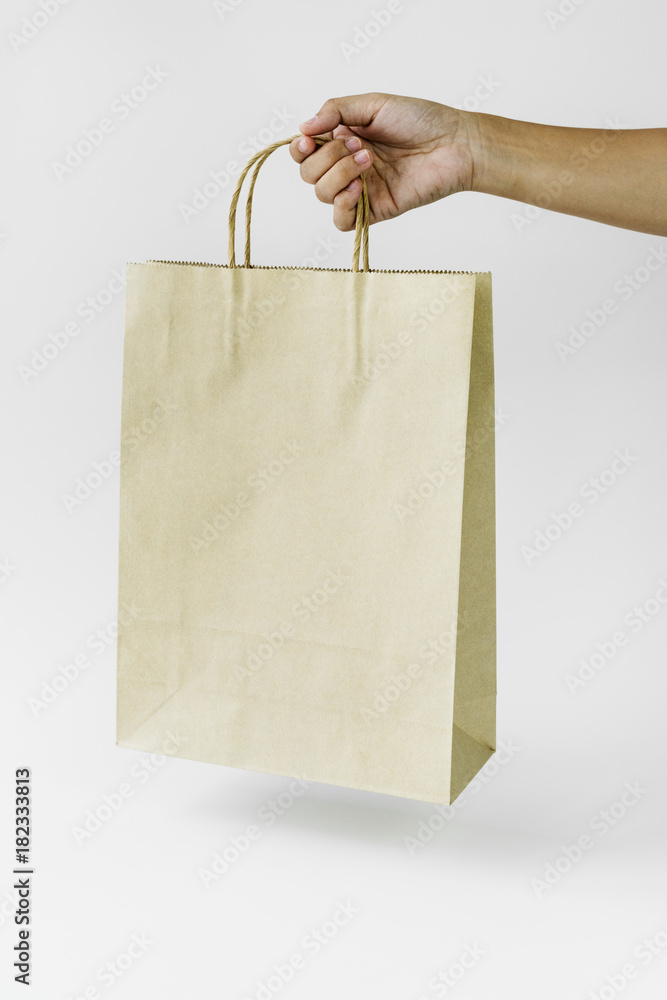 Paper bag mockup