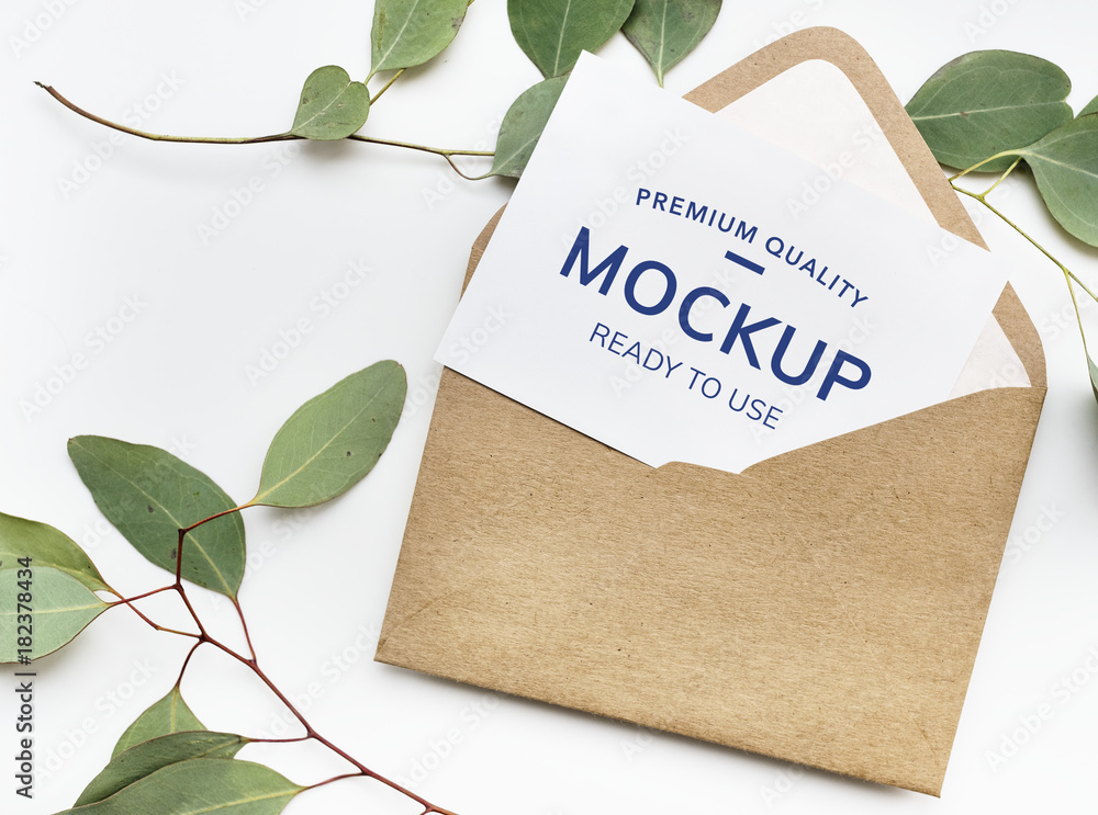 Greeting card mockup