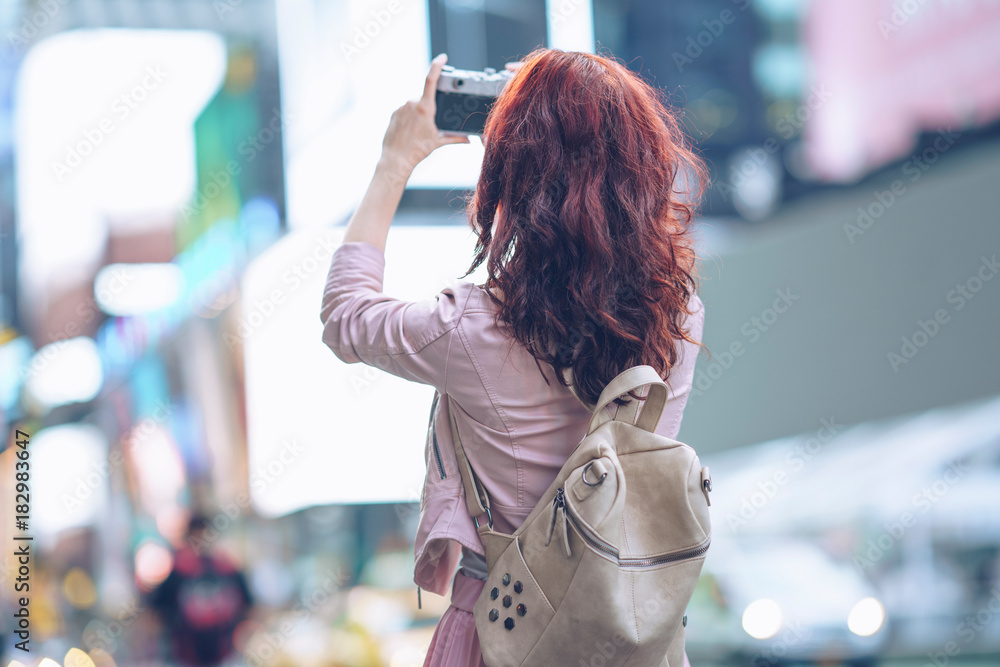 Traveling girl