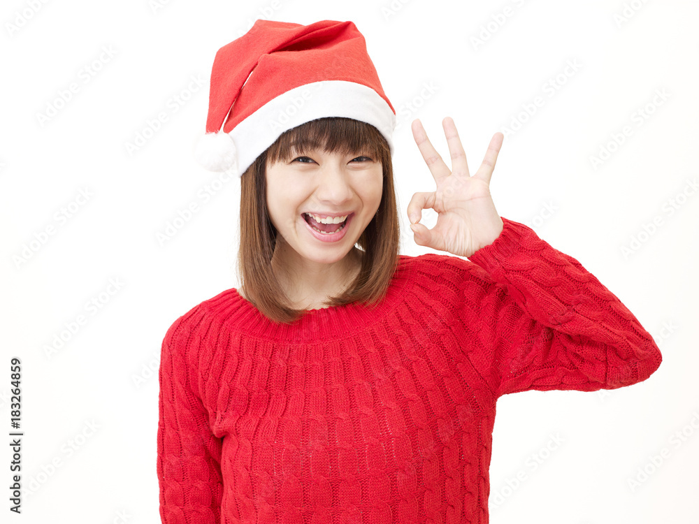 女性　クリスマス　OK