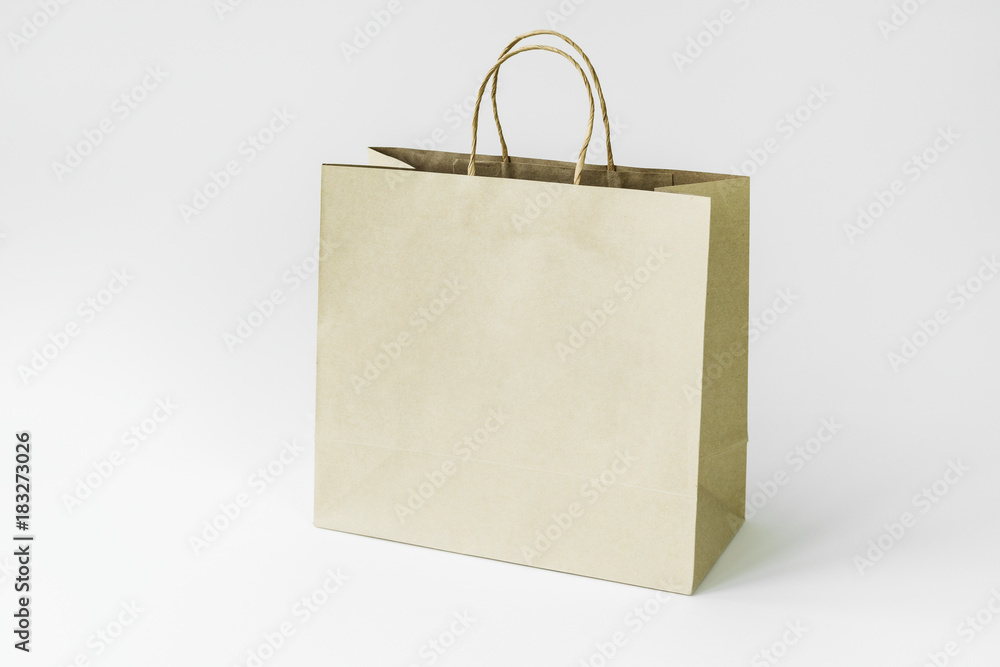 Paper bag mockup