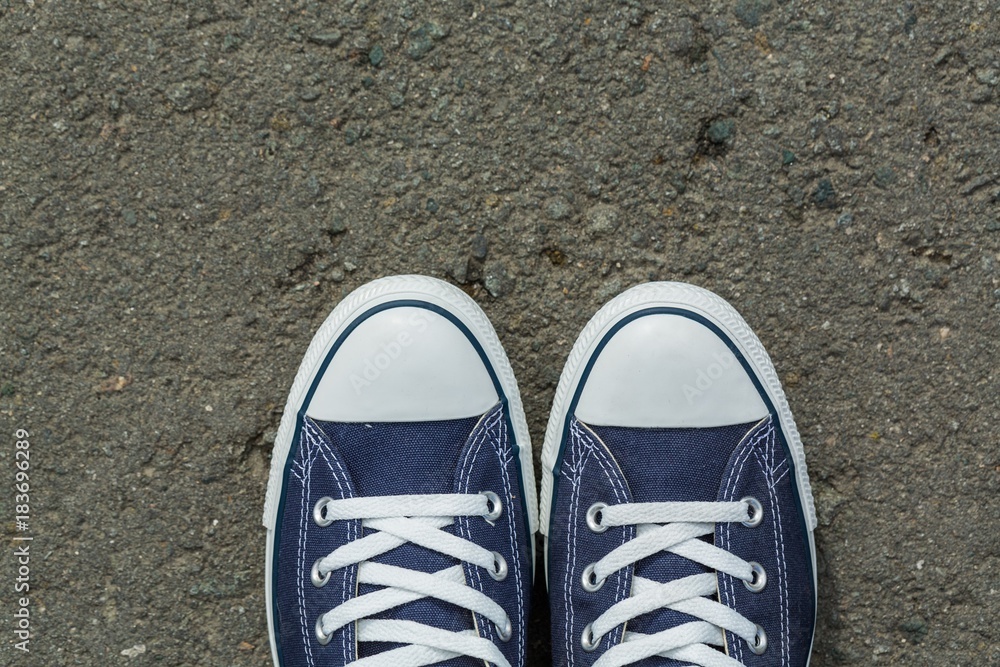 Pair of Blue Shoes