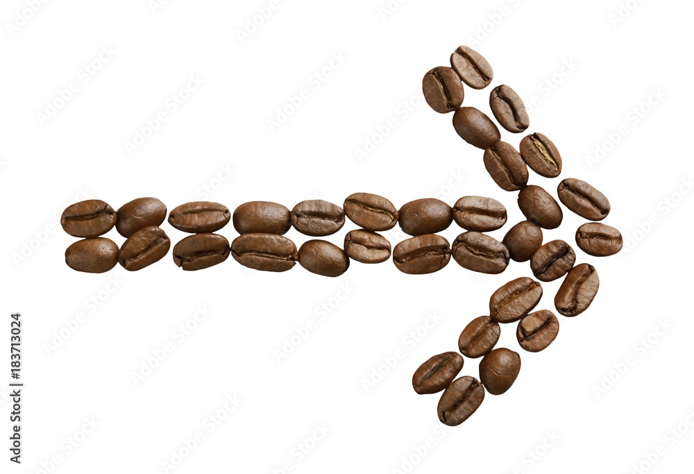 Coffee Beans - Arrow