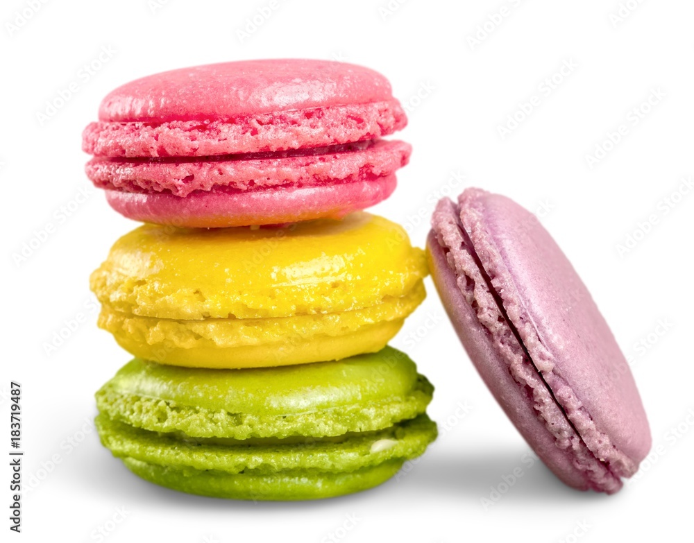 Tasty colorful macaroon