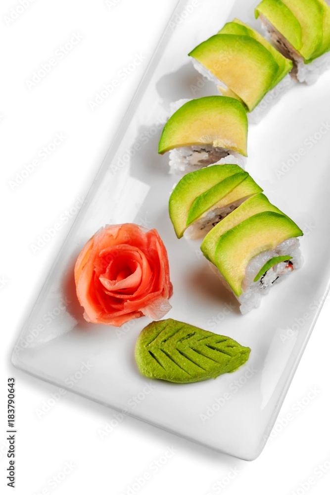 Sushi plate