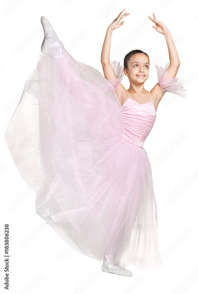 Young Ballet Dancer Performing