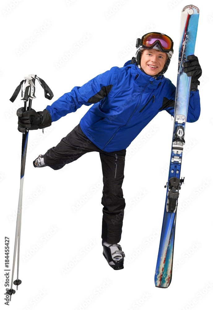 Male skier