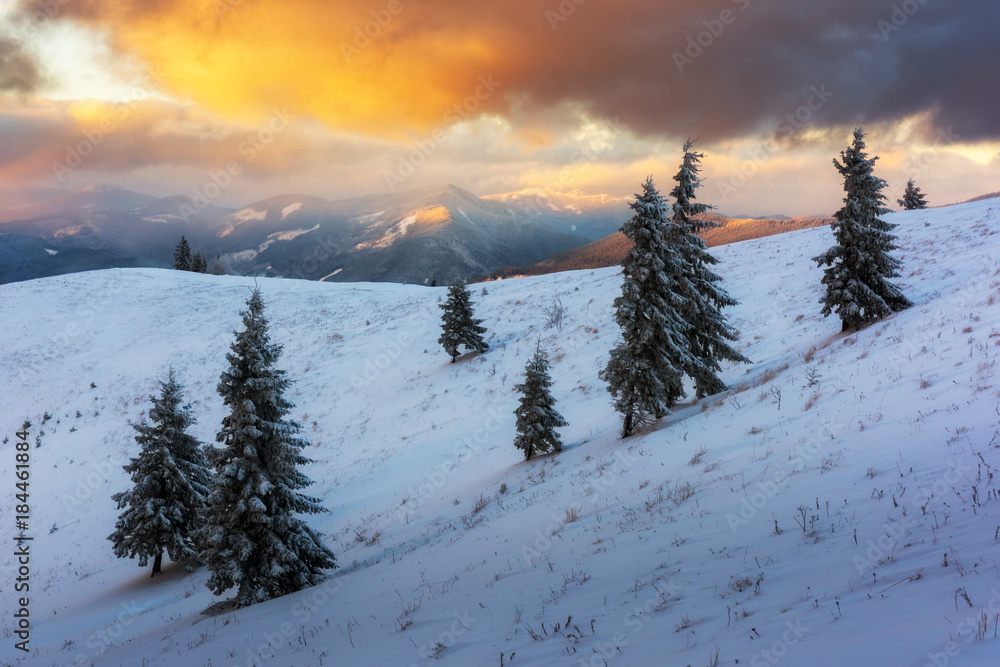 阳光照耀下的雪山中令人惊叹的橙色冬季景观。戏剧性的冬季场景
1532028097,隔离飞镖设计