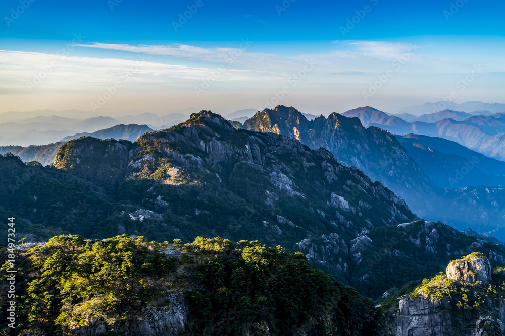 中国黄山山清水秀