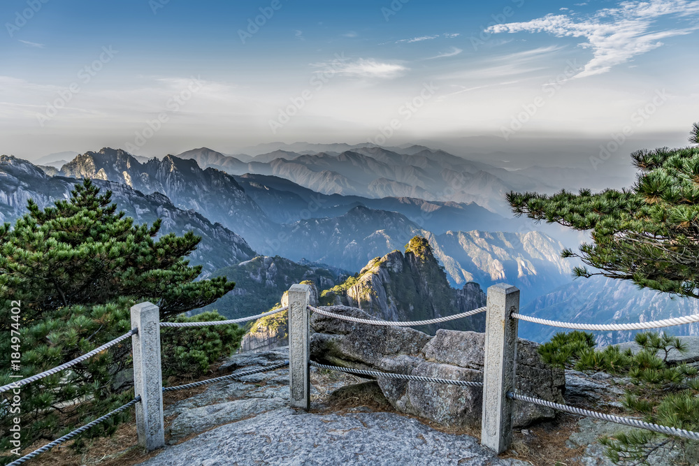 中国黄山山清水秀