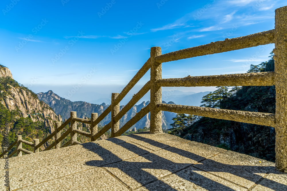 中国黄山山清水秀