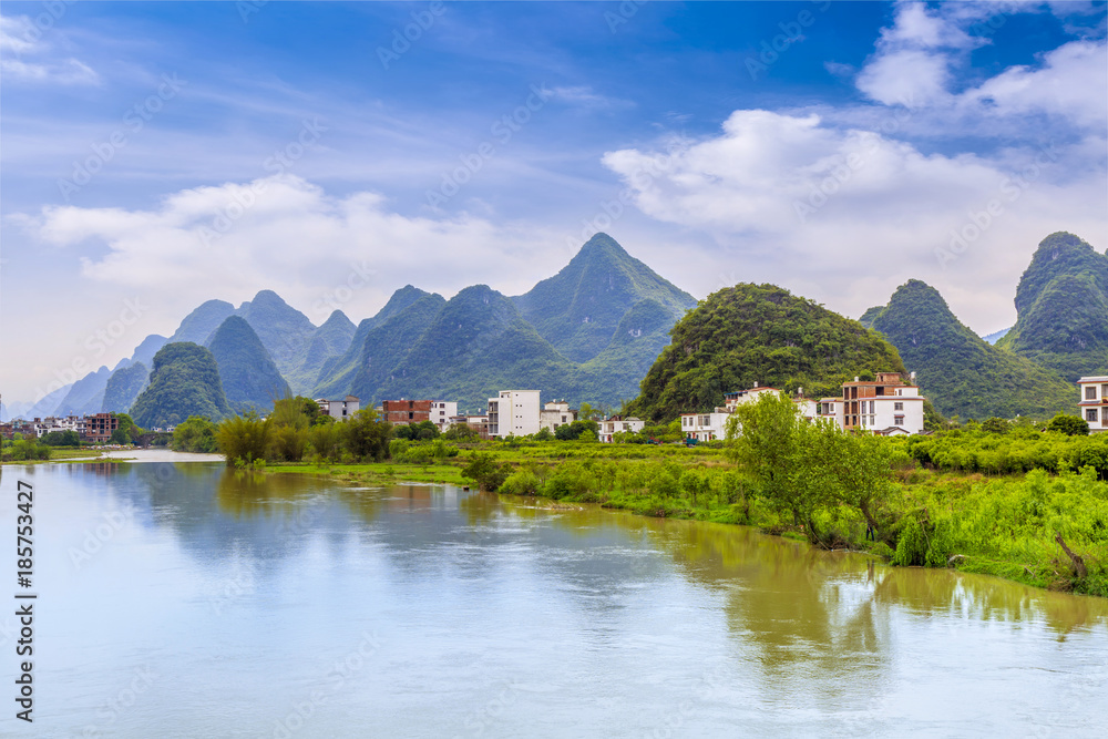 阳朔兴平漓江自然景观风光