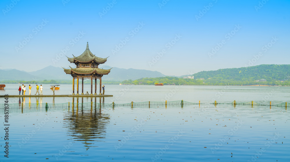 The beautiful scenery of Hangzhou, West Lake