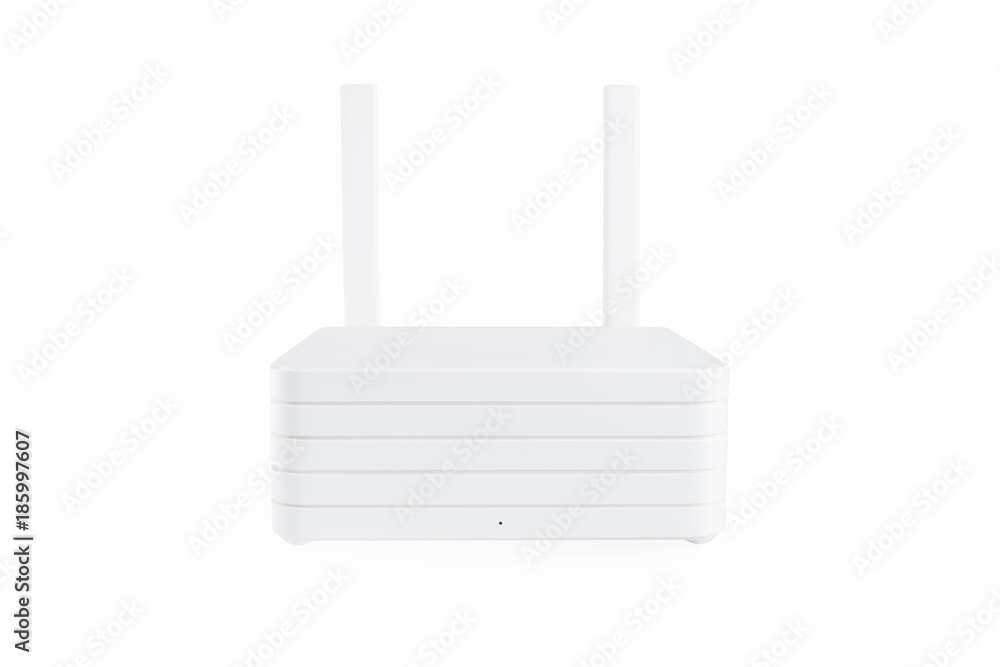 white router isolated