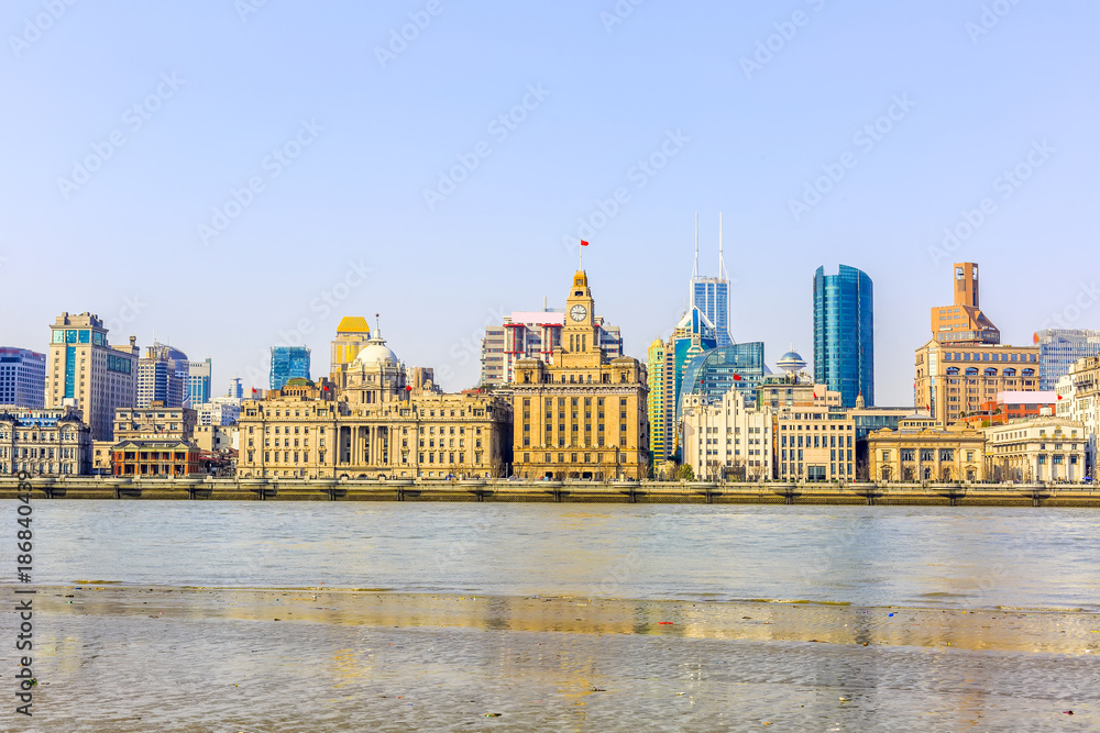 Urban architecture and Shanghai skyline