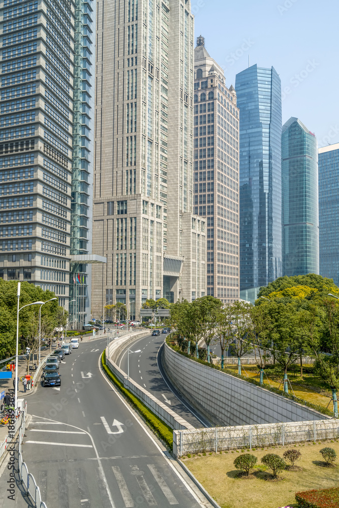 城市道路和街景