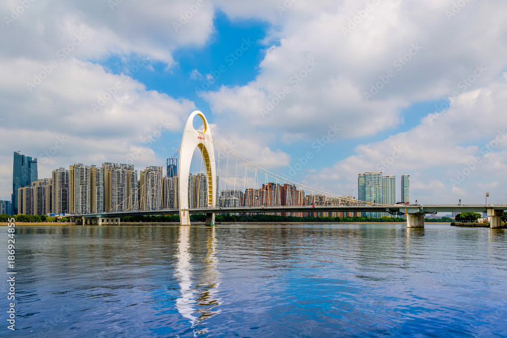 Urban bridge architectural landscape