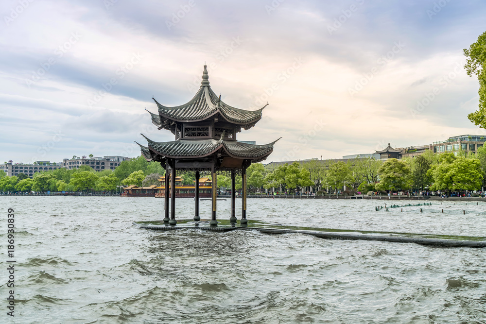 杭州美丽的西湖景观