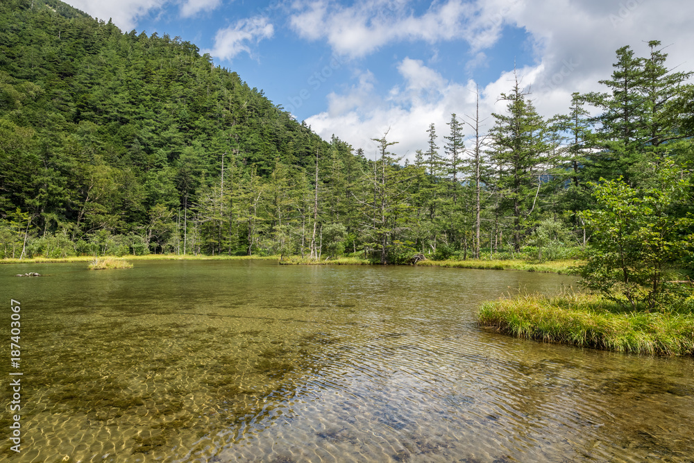 Kamikochi , A popular resort in the Northern Japan Alps of Nagano Prefecture