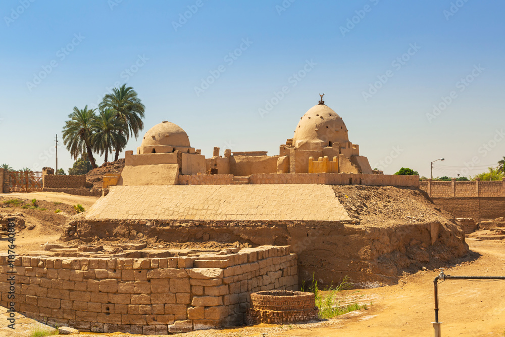 Egyptian ruins near the Karnak temple, Luxor