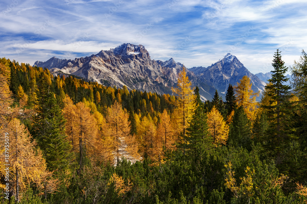 Monte Antelao od strony Rifugio Dibona