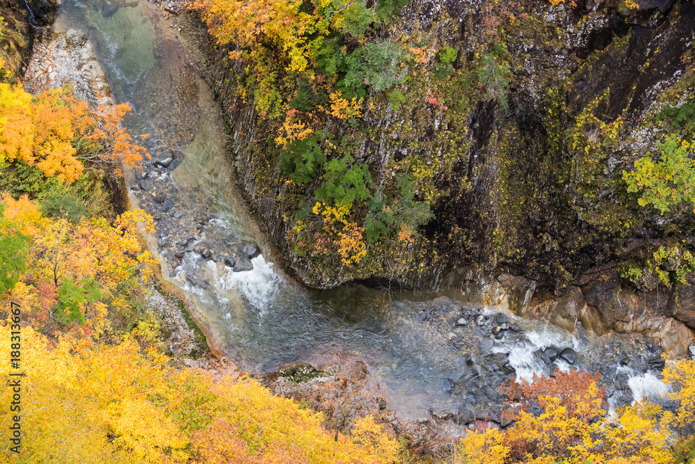 Naruko峡谷，东北地区风景最美的峡谷之一，位于宫城县西北部