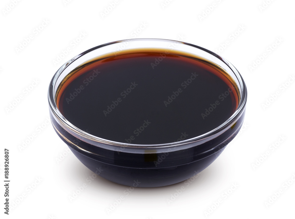 Soy sauce isolated on white background