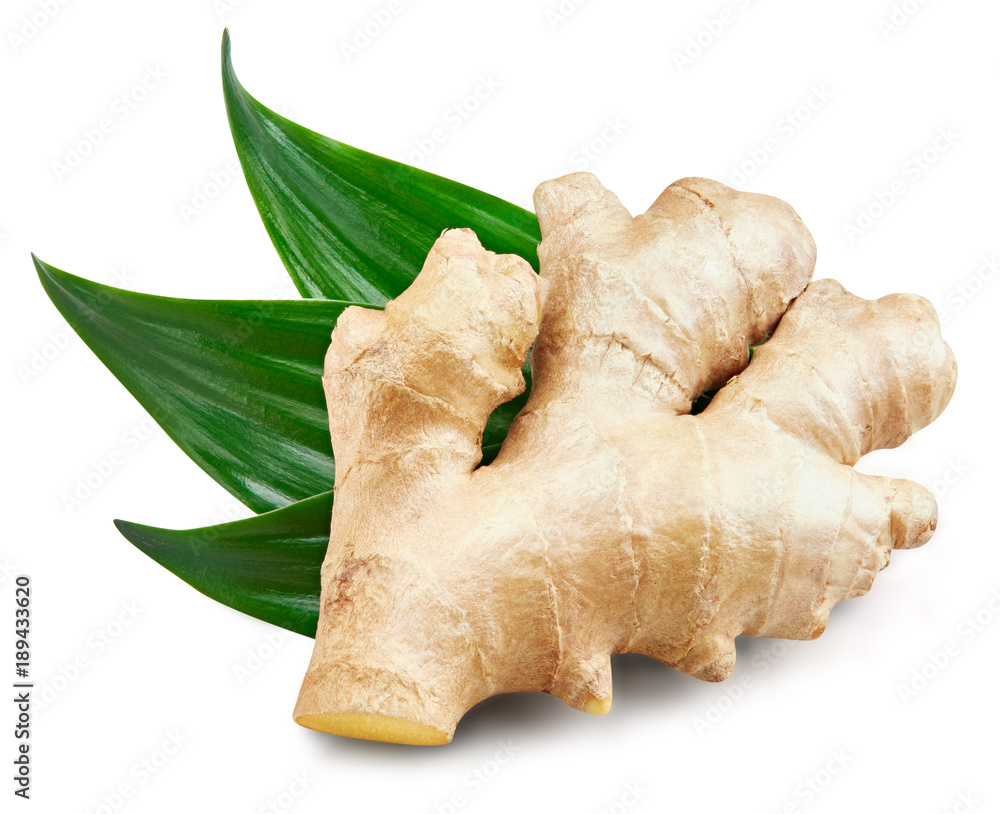 Ginger Isolated on a white