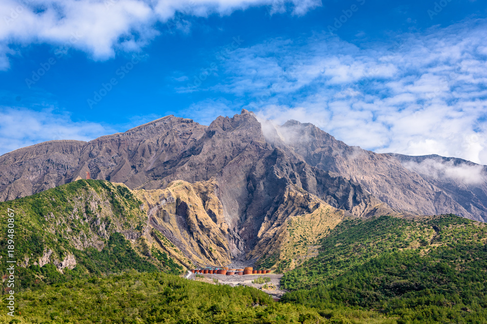 樱岛火山峰