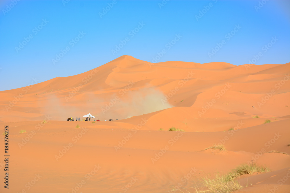 Wydmy Erg Chebbi. Sahara