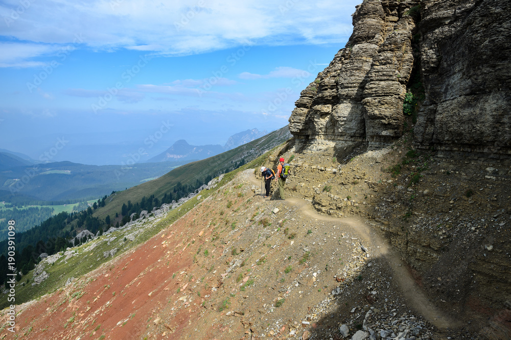 Catinaccio山体顶峰