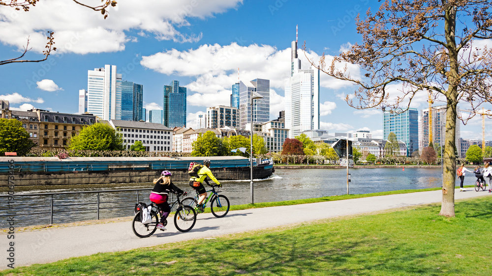 Frankfurt am Main im Frühling, Deutschland