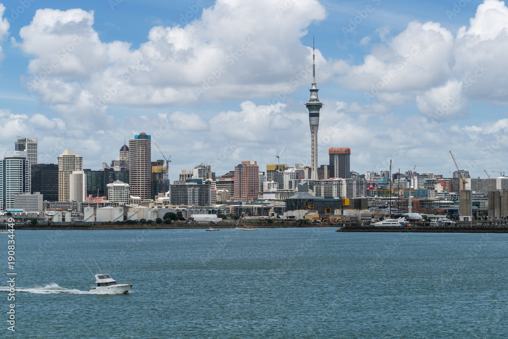 Auckland city skyline, New Zealand