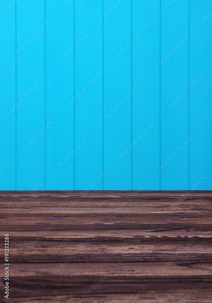  Background blue planks