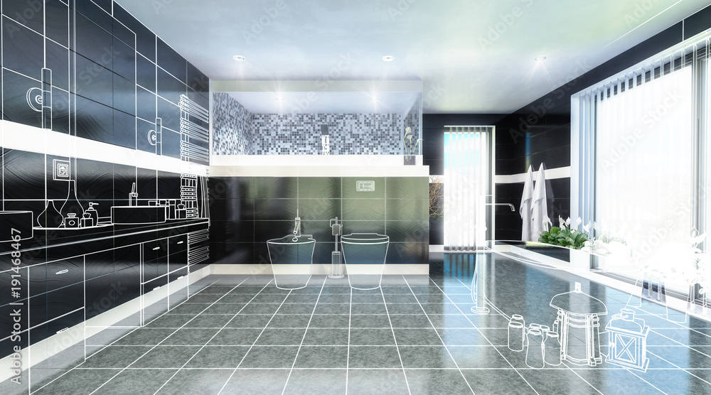 Luxury Bathroom (plan)