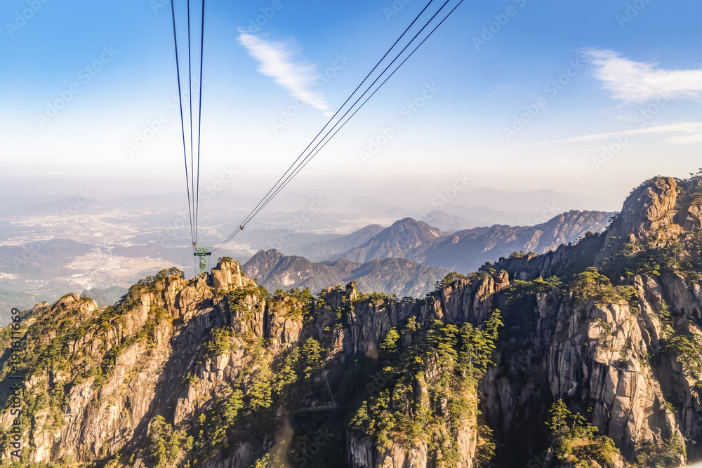 中国黄山日出