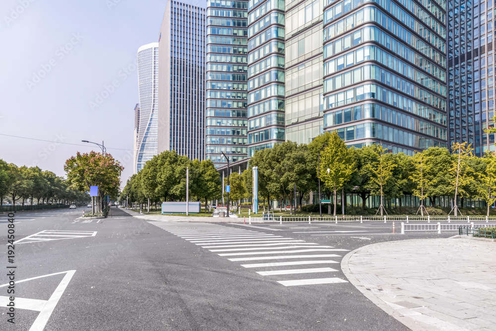 城市广场建筑景观摩天大楼