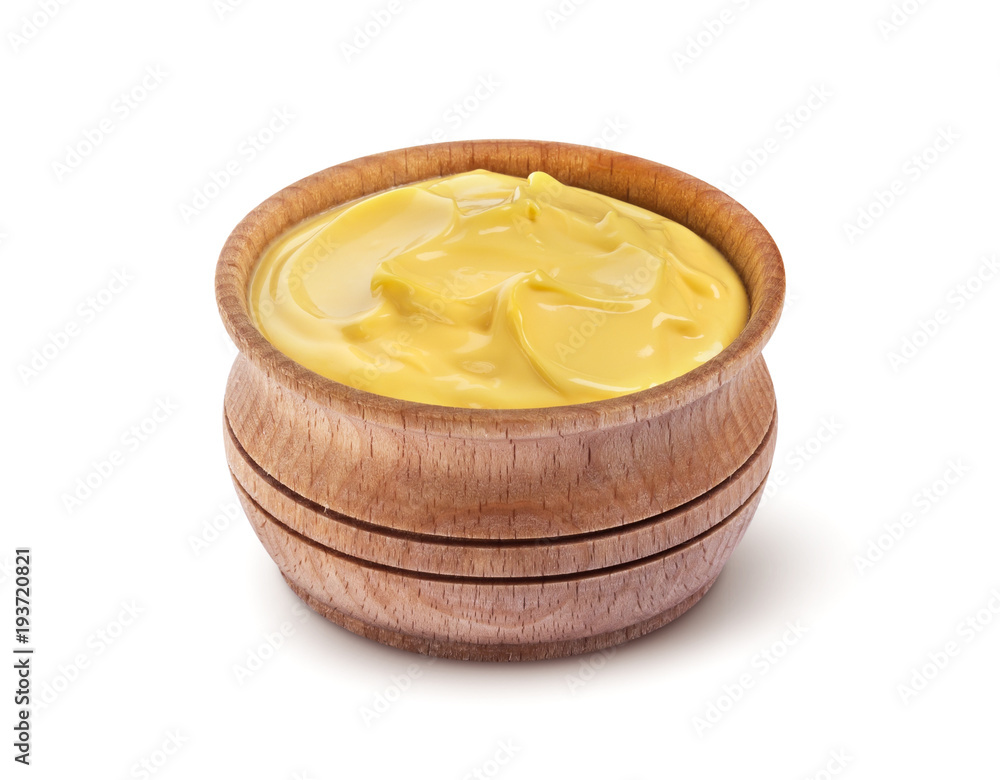 Cheese sauce isolated on white background